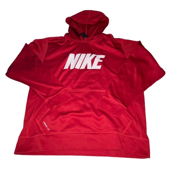 Nike Other - Good Condition•Nike, Dry Fit / Therma Fit Hoodie, LG, Red, White